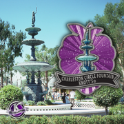 Knott's Berry Farm Charleston Fountain Collectible Pin