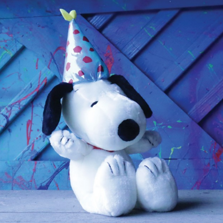 PEANUTS® Birthday Hat Snoopy Plush