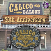 Knott's Berry Farm Calico Saloon 70th Anniversary Collectible Pin