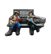 Knott's Berry Farm Cowboys on a Bench Collectible Pin