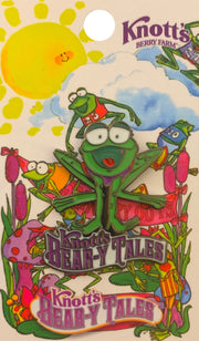 Knott's Berry Farm Bear-y Tales Frog Race Collectible Pin