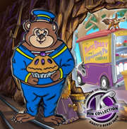 Knott's Berry Farm Boysen Bear-y Collectible Pin