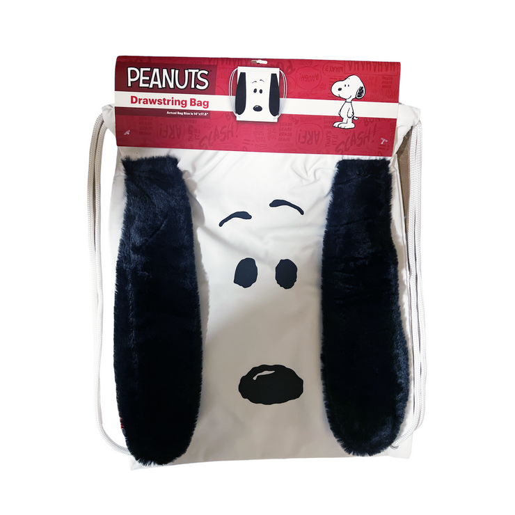 PEANUTS® Snoopy Ears Drawstring Backpack