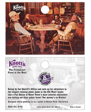 Knott's Berry Farm Sheriff's Office Card Players Collectible Pin