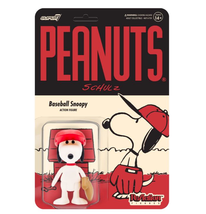 PEANUTS® Baseball Snoopy ReAction Figure