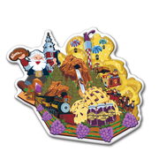 Knott's Berry Farm Parade Float Collectible Pin