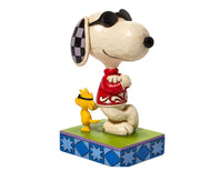 PEANUTS® by Jim Shore Enesco Snoopy Joe Cool and Woodstock Figurine