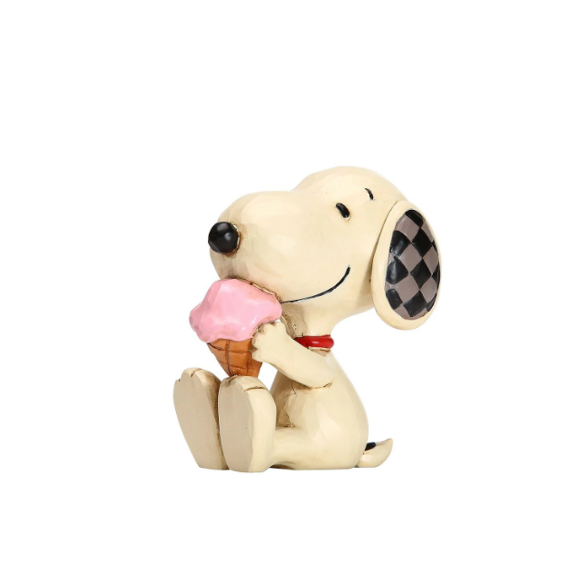 PEANUTS® by Jim Shore Enesco Snoopy Ice Cream Mini Figurine