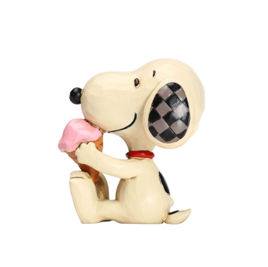 PEANUTS® by Jim Shore Enesco Snoopy Ice Cream Mini Figurine