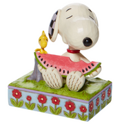 PEANUTS® Snoopy and Woodstock Halloween Water Globe by Jim Shore Enesco Snoopy and Woodstock Watermelon Figurine