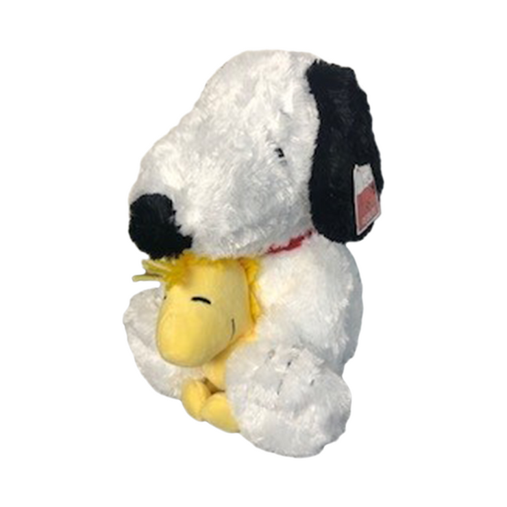 PEANUTS® 9.5" Snoopy Hugging Woodstock Plush