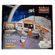 PEANUTS® Linoos Space Station Building Bricks Set